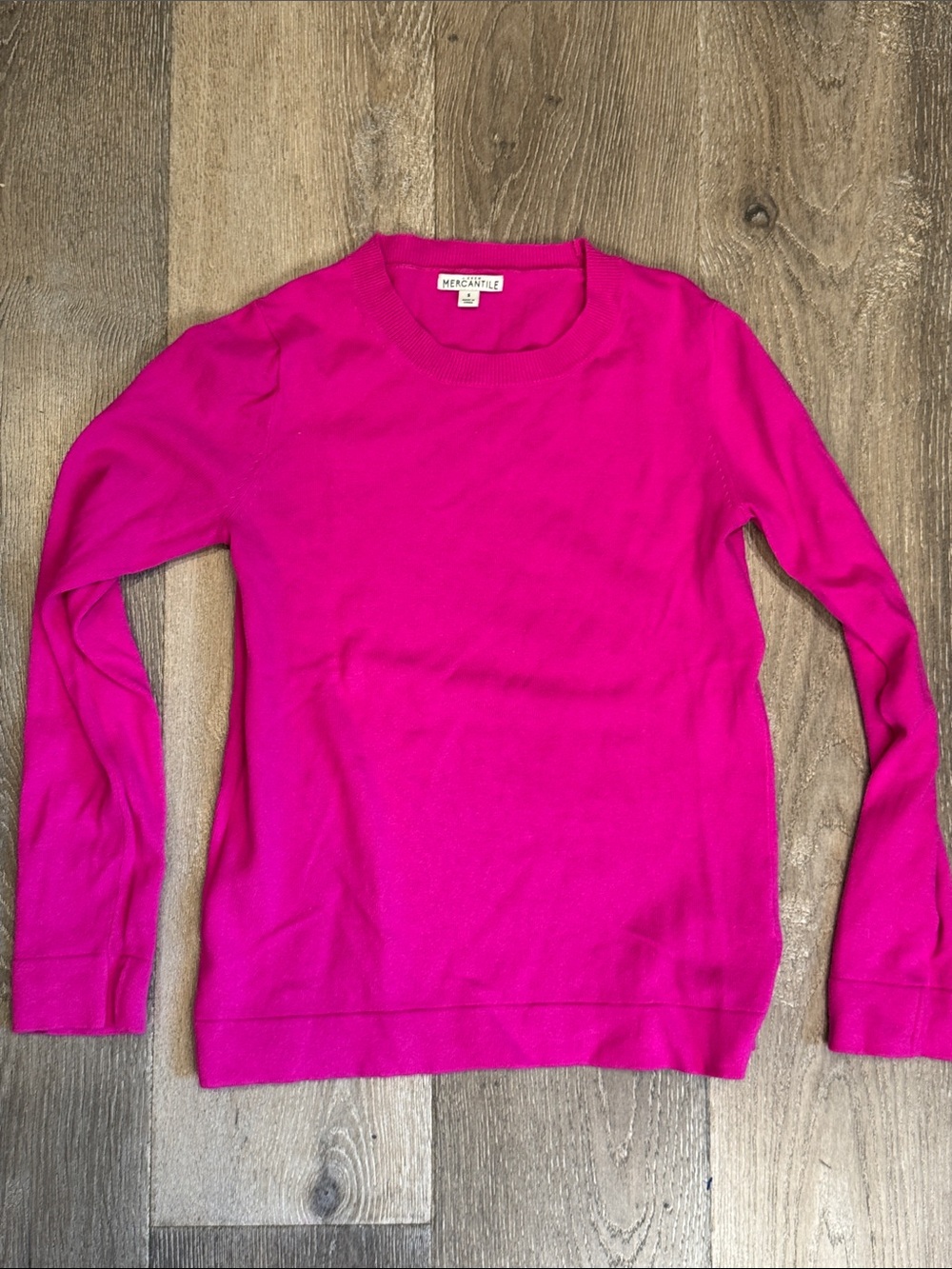 J. Crew Fuchsia Crewneck Sweater 0862